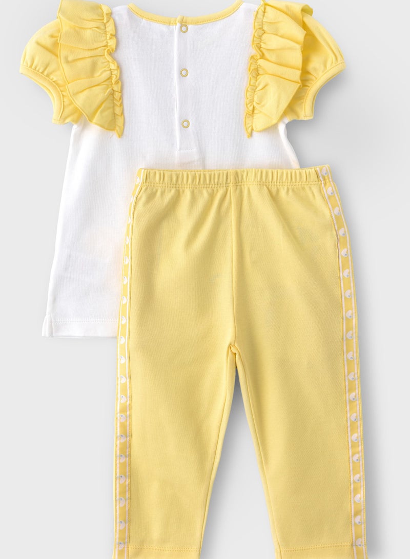 Boo Boo BooBoo Kids 2 Pcs Set - Top & Pants 100% Cotton  - Image 2