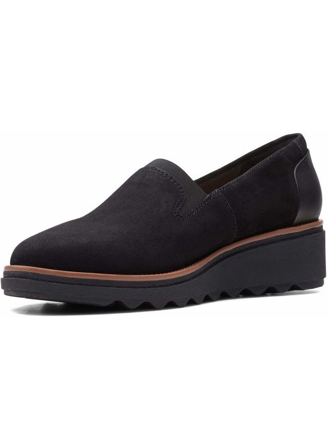 clarks Women's Sharon Dolly Loafer Black, 38 EU - Image 1