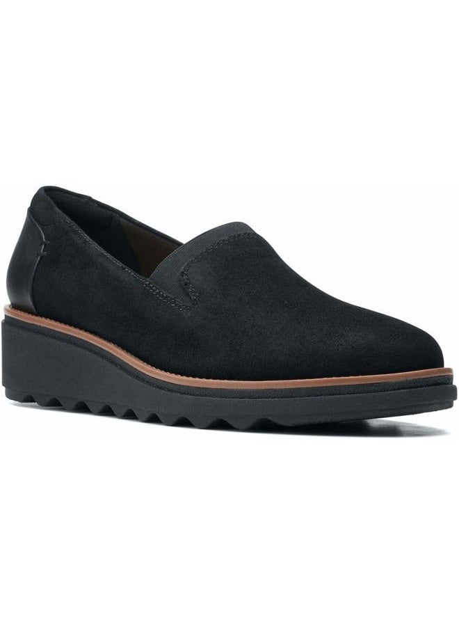 clarks Women's Sharon Dolly Loafer Black, 38 EU - Image 3