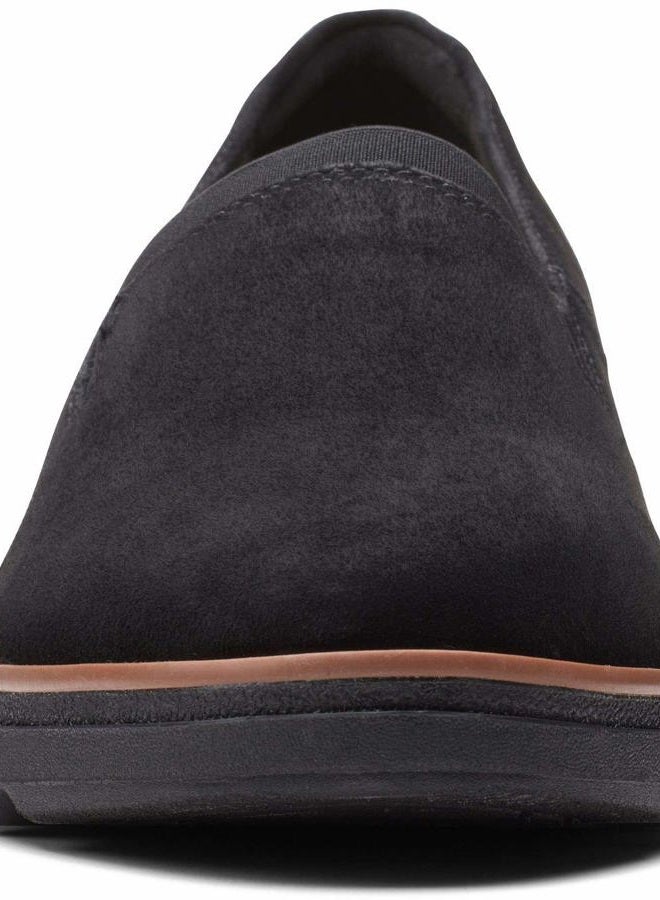 clarks Women's Sharon Dolly Loafer Black, 38 EU - Image 4