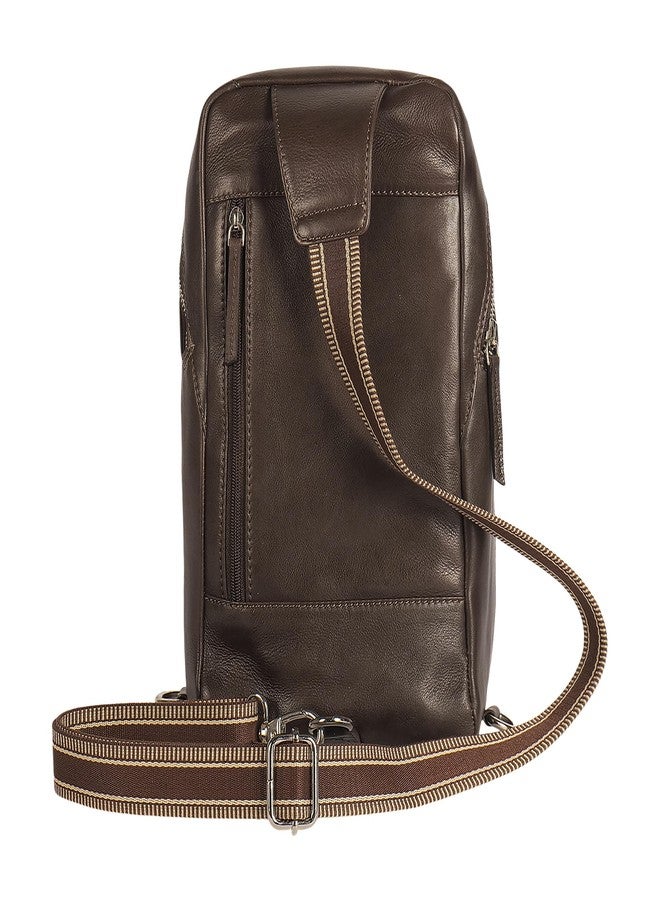 PERF Commuter Bag | Genuine Leather Sling & Crossbody Bag | Spacious Everyday Carry for College & Daily Use | Ready-to-Go Essentials Organizer | Size 12.6 x 13.8 x 4.7 Inches (L x B x H) - Image 5