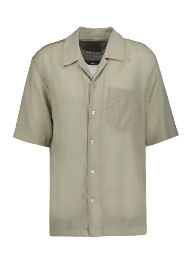 غانت Relaxed Fit Textured Shirt