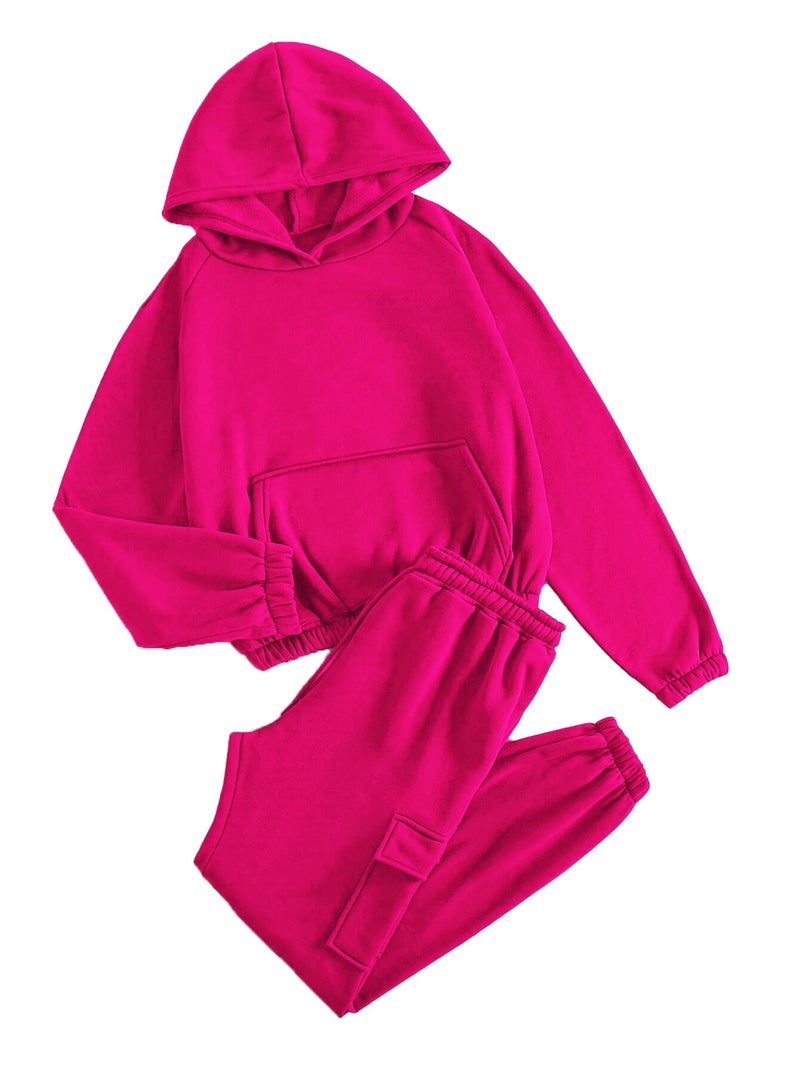 KOTTY Women's Co-Ords Solid Sweatshirt With Sweatpant - Image 1