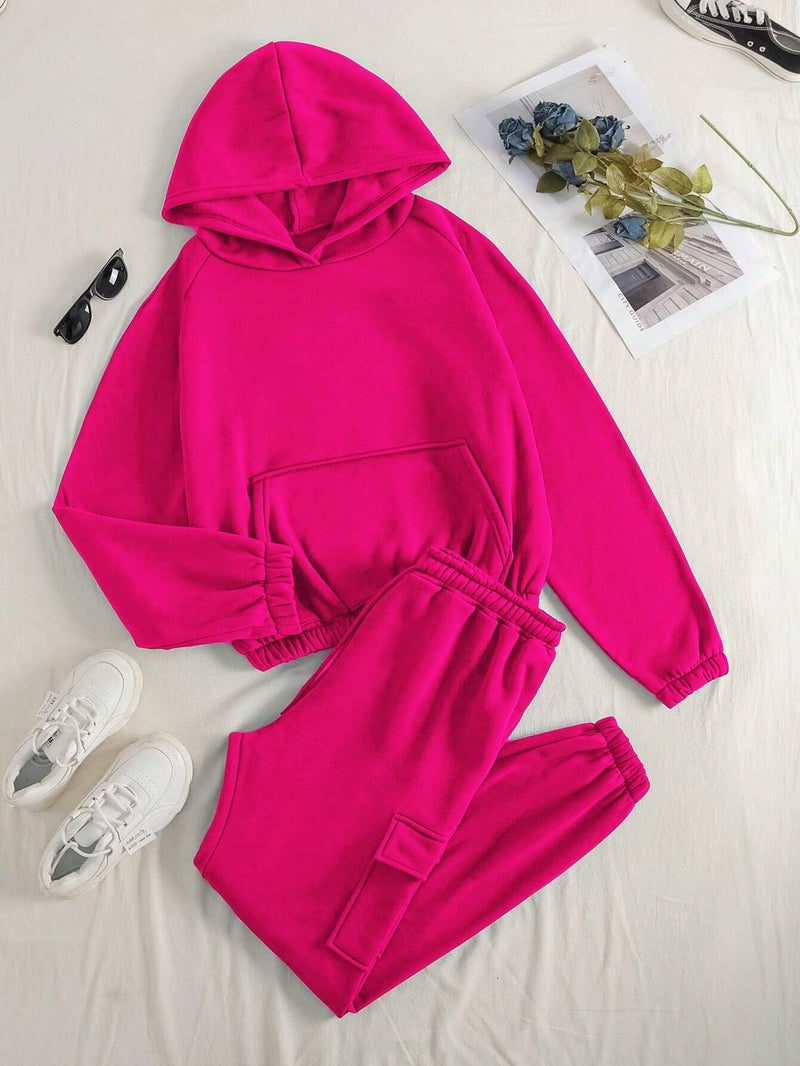 KOTTY Women's Co-Ords Solid Sweatshirt With Sweatpant - Image 5
