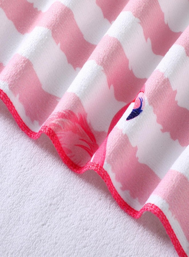 Yahenda 2 Packs Beach Towel for Kids Quick Dry Beach Swimming Bath Pool Towel for Kids Girls Travel Shower Swimming Camping, 28 x 55 Inch - Image 4