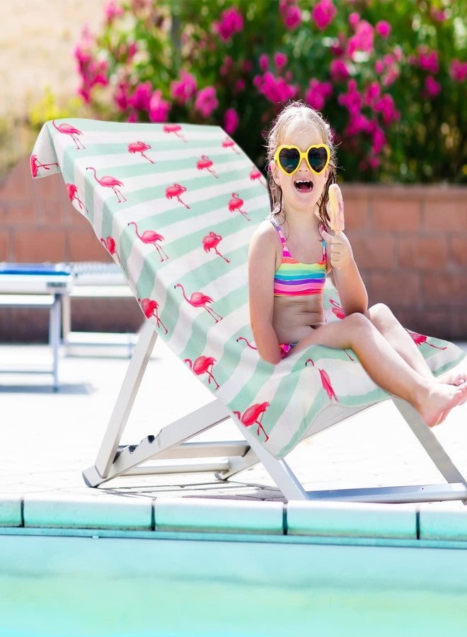 Yahenda 2 Packs Beach Towel for Kids Quick Dry Beach Swimming Bath Pool Towel for Kids Girls Travel Shower Swimming Camping, 28 x 55 Inch - Image 2