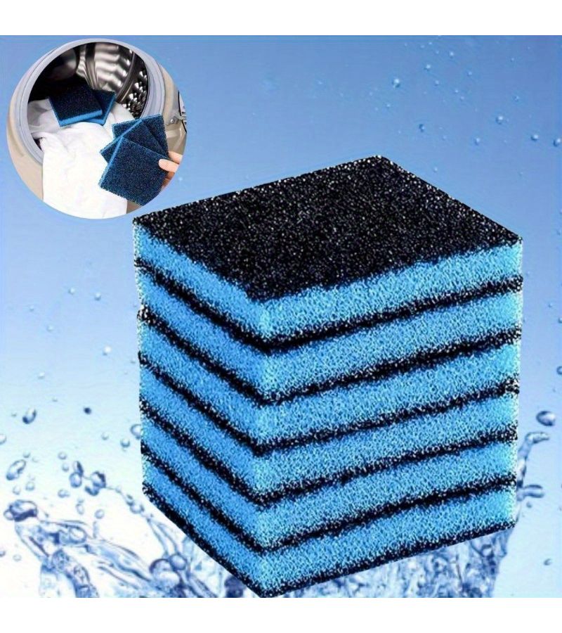 Blue Black Washing Machine Sticky Hair Sponge Roller for Cat Hair Remover 2pcs - Image 2