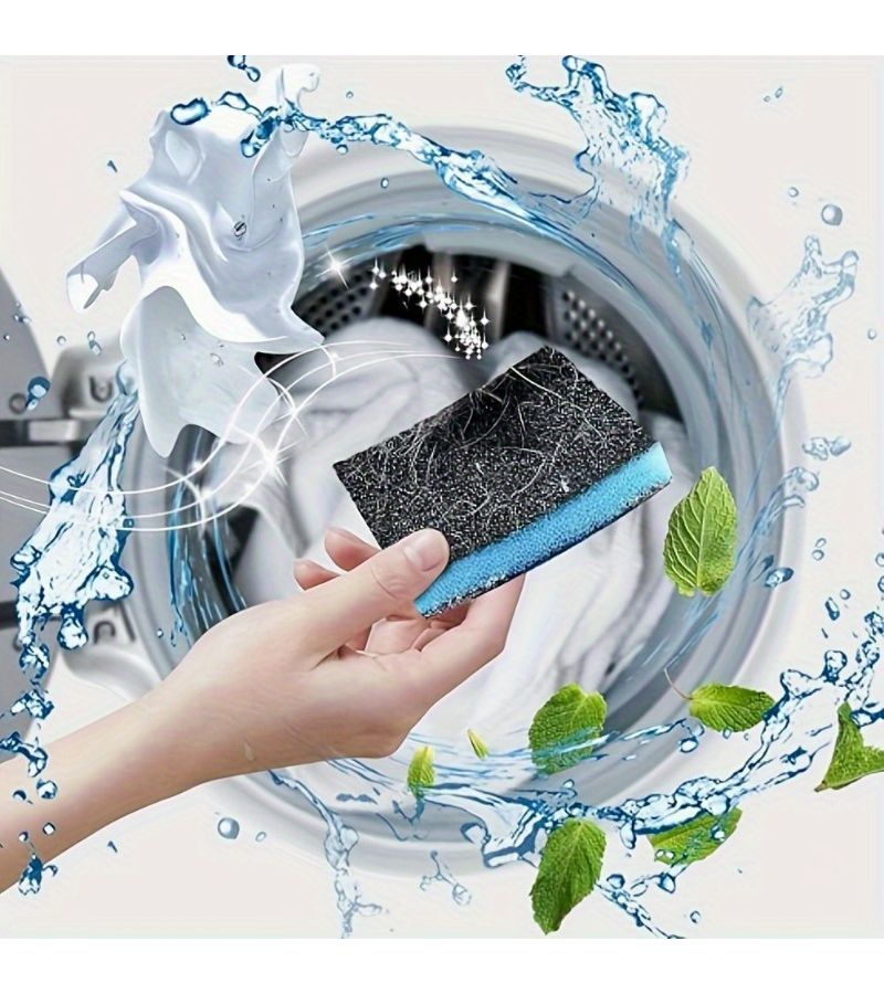 Blue Black Washing Machine Sticky Hair Sponge Roller for Cat Hair Remover 2pcs - Image 5