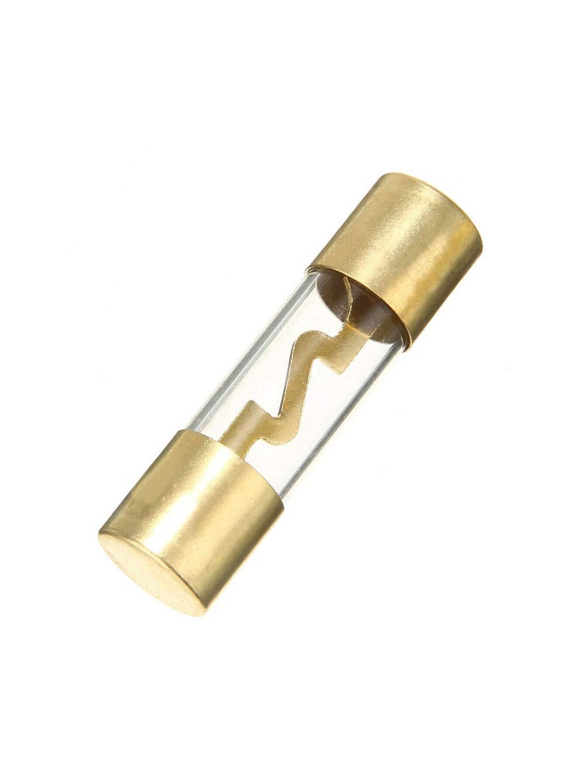 ESUPPORT ESUPPORT 5 X 60A AGU Fuse 10X38mm Car Audio Power Safety Protect Glass Tube Gold Plated Radio Refit AMP Amplifier  - Image 5