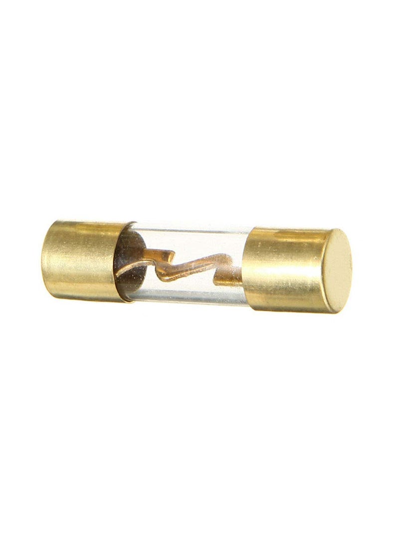 ESUPPORT ESUPPORT 5 X 60A AGU Fuse 10X38mm Car Audio Power Safety Protect Glass Tube Gold Plated Radio Refit AMP Amplifier  - Image 4