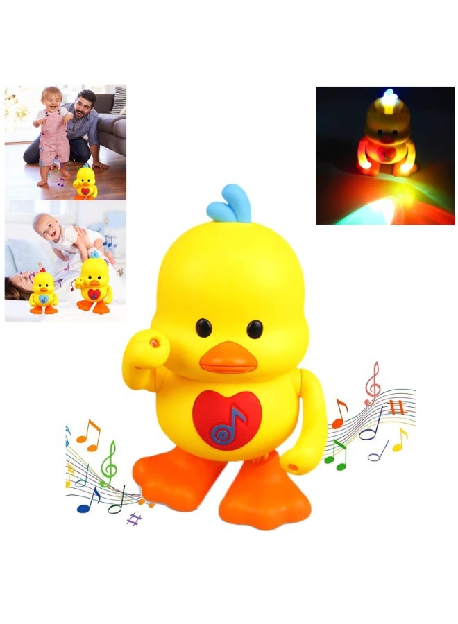 Dancing Duck - Musical Duck Toy, Baby Preschool Educational Learning Toy With Lights And Music, Dancing And Singing Musical Duck, Suitable For Babies And Toddlers Ages 1+ (Yellow) - Image 1