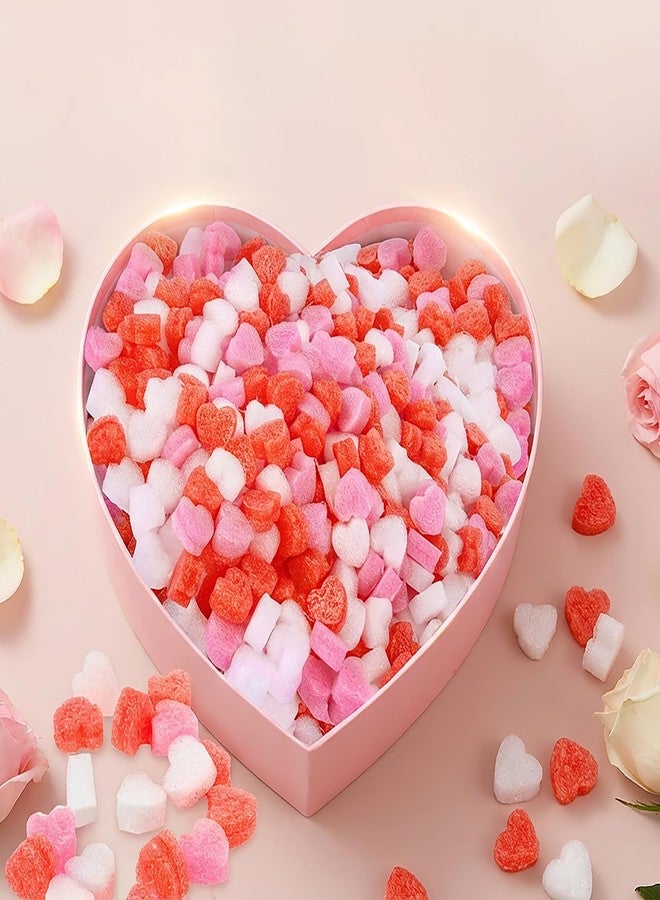 RAINFLOW Valentine Gift Bag Filler - Gift Wrapping Box Basket Glass Vase Decoration Crafts Valentine's Day Birthday Holiday Supplies Pink White Red - Image 1