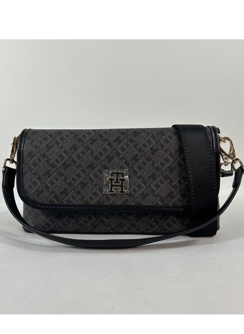 Tommy Hilfiger Plus Tommy Hilfiger Plus Monoplay Flap Crossbody Bag  - Image 1