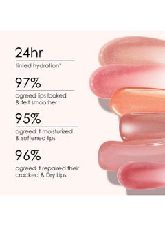 CATKIN Catkin Tinted Lip Balm Glitter Lip Stain Ultra Hydrating Lip Moistrurizer Chapstick with Vitamin E Nourishing For Cracked & Dry Lips 0.12 oz C10 Venus - Peach Pink  - Image 3
