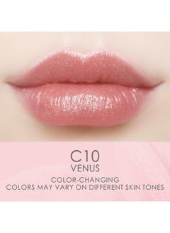 CATKIN Catkin Tinted Lip Balm Glitter Lip Stain Ultra Hydrating Lip Moistrurizer Chapstick with Vitamin E Nourishing For Cracked & Dry Lips 0.12 oz C10 Venus - Peach Pink  - Image 2