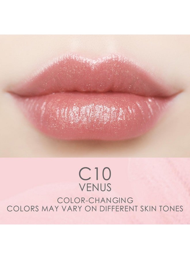 Catkin Tinted Lip Balm Glitter Lip Stain Ultra Hydrating Lip Moistrurizer Chapstick with Vitamin E Nourishing For Cracked & Dry Lips 0.12 oz C10 Venus - Peach Pink - Image 2