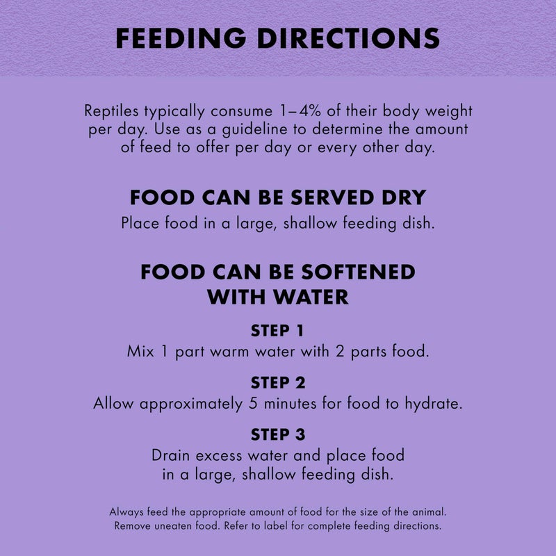 Zilla Pet Reptile Herbivore Food Medley Diet, 4 oz - Image 3