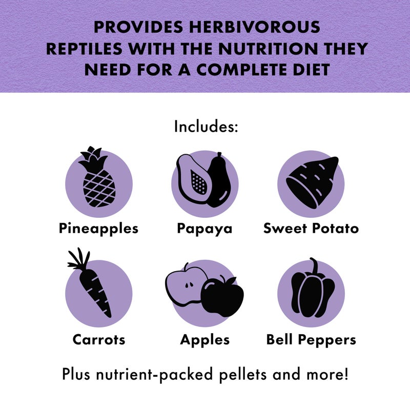 Zilla Pet Reptile Herbivore Food Medley Diet, 4 oz - Image 4