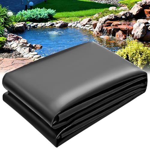 VANITURE Pond Liner 15 x 20 FT, HDPE Pond Liners for Outdoor, Flexible & Durable Easy Cutting Pond Liners for Garden Fountain, Koi Fish Ponds, Waterfall - Image 1