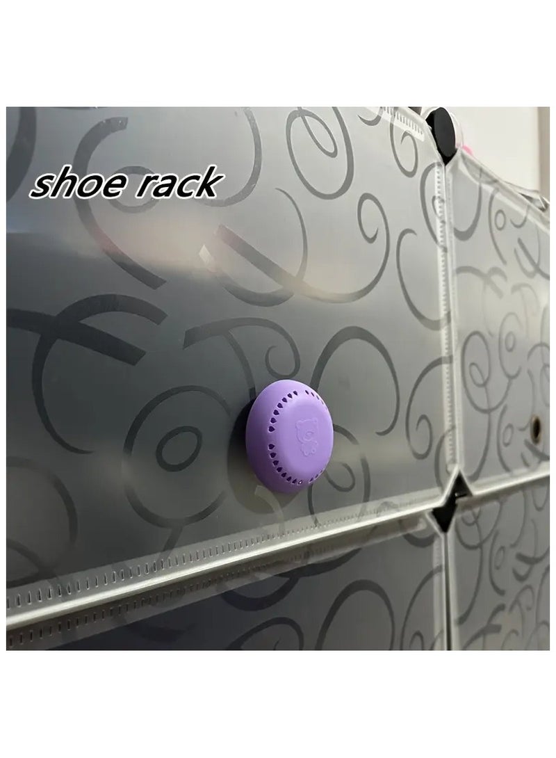 10pcs Lavender Scented Air Freshener Tablets - Long-Lasting Odor Eliminator for Home, Car, Bathroom, Closet & Wardrobe - Compressed Solid Deodorizer with Extra Shell - Image 4