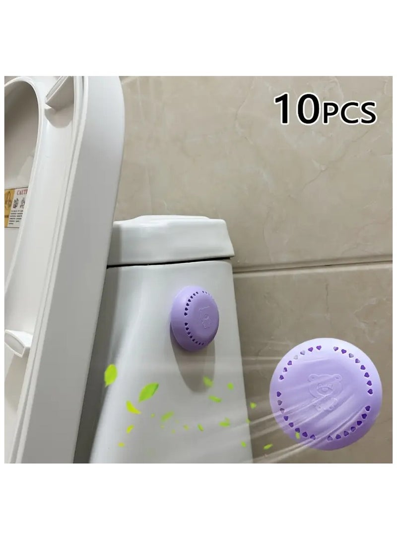 10pcs Lavender Scented Air Freshener Tablets - Long-Lasting Odor Eliminator for Home, Car, Bathroom, Closet & Wardrobe - Compressed Solid Deodorizer with Extra Shell - Image 5