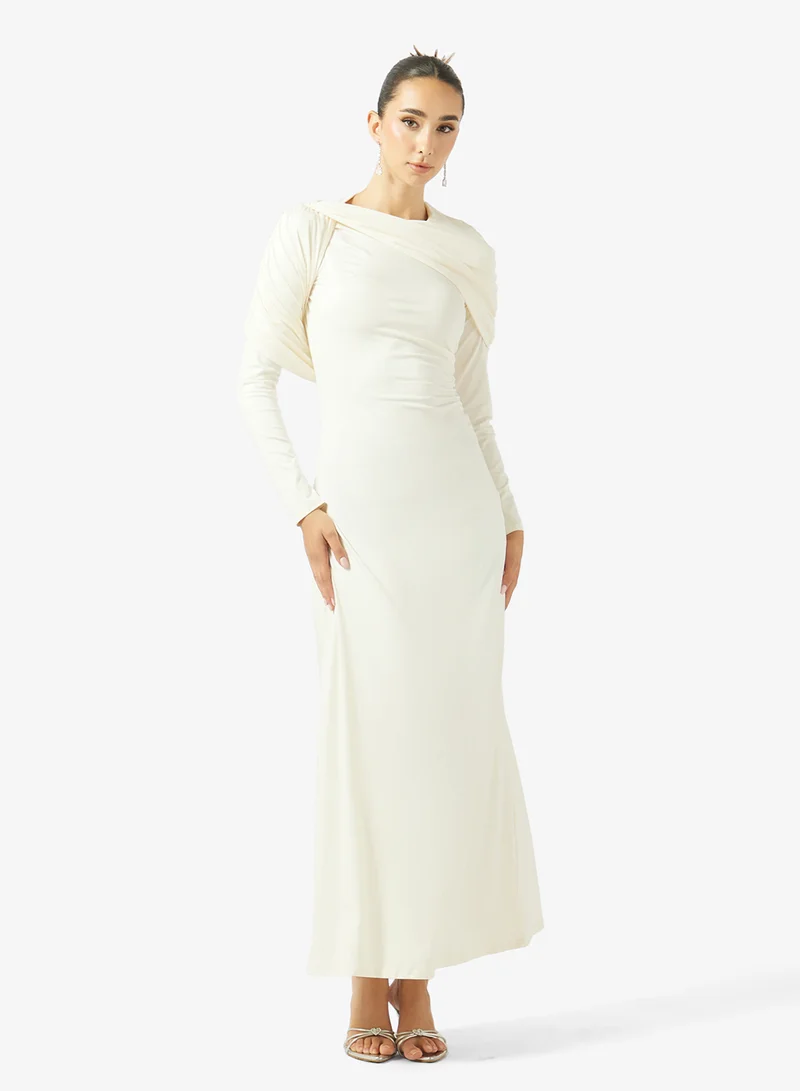 Ginger Draped Bodycon Dress