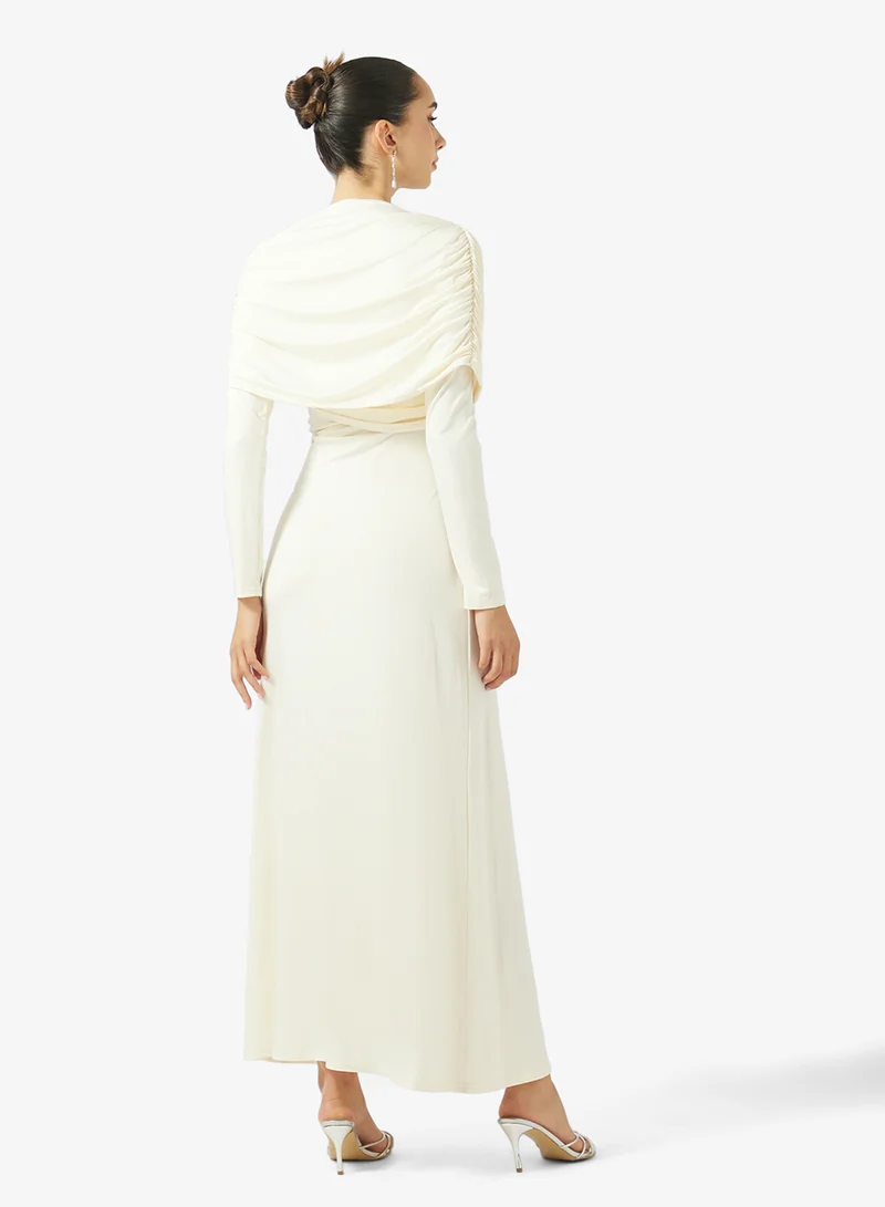 Ginger Draped Bodycon Dress