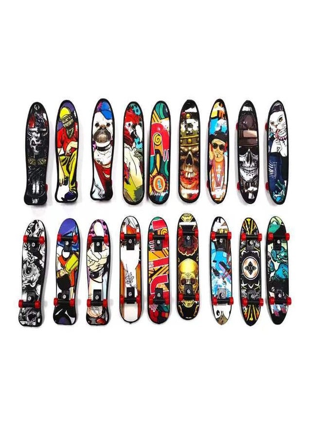 squishy 6Pcs Fingerboard, Random Finger Skateboard Toy for Boys, Girls and Adults, Desktop Decor for Finger Coordination Training, Stress Relief and Party Favors - Image 1