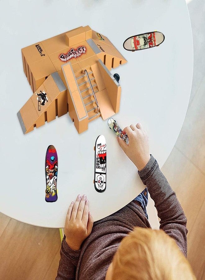 squishy 6Pcs Fingerboard, Random Finger Skateboard Toy for Boys, Girls and Adults, Desktop Decor for Finger Coordination Training, Stress Relief and Party Favors - Image 2