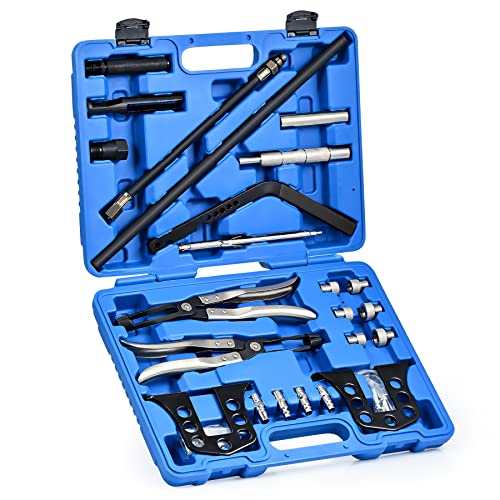 Orion Motor Tech Valve Spring Compressor, Universal Overhead Engine Valve Spring Remover and Installer OHV OHC Compressor Tool, Valve Stem Tool Valve Holder Tool Valve Keeper Remover and Installer - Image 1