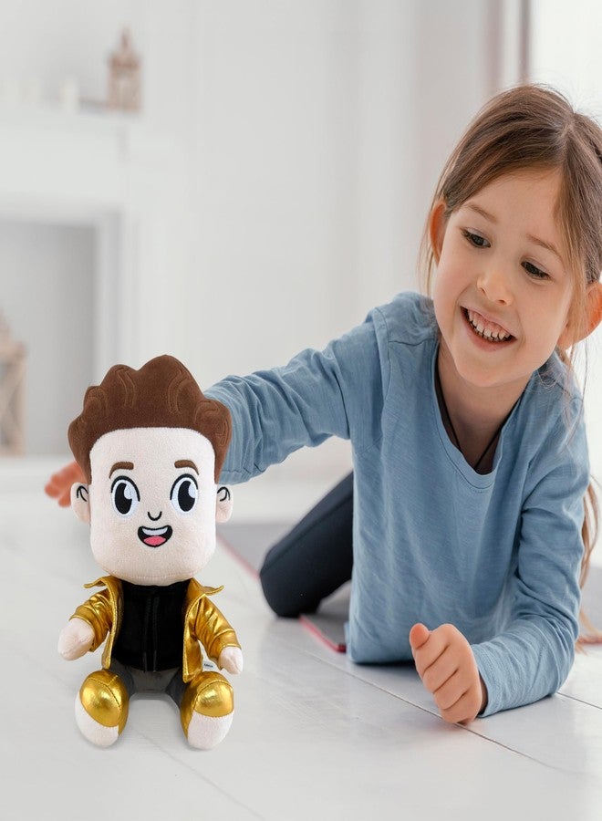Adenzai Caylus Plush Toy – Soft Stuffed Animal, Caylus Character Plush Doll for Kids, Cute Scaylus Plush Gift, Caylus Merch Collectible Fan Plushie (Gold) - Image 5