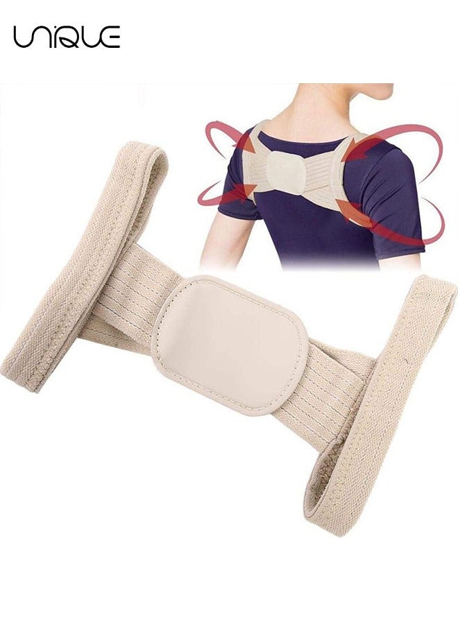 يونيك مصحح الموقف ، 1 قطعة تصحيح حزام العمود الفقري الخلفي دعم دعامة علوية قابلة للتعديل للترقوة وتوفير تخفيف الآلام للنساء الرجال ، تنفس (L) - Image 5