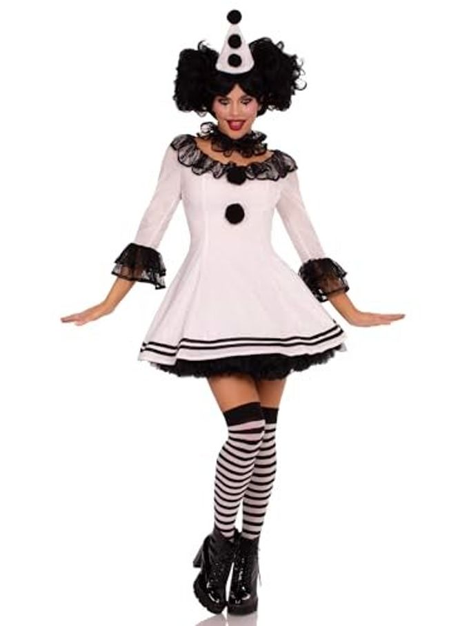 Leg Avenue Women's Costume, White/Black, Small/Medium - Image 2