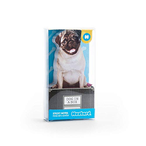 Mustard Sticky Post Notes Memo Pad - Dog In A Box - Image 3