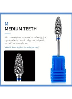 Nail Drill Bits, Nail Art Tungsten Steel Grinding Head Carbide Nail Drill Bit For Manicure Pedicure Home Salon Use !