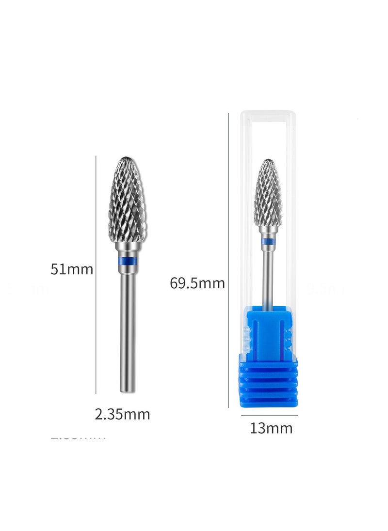 Goolsky - Nail Drill Bits, Nail Art Tungsten Steel Grinding Head Carbide Nail Drill Bit For Manicure Pedicure Home Salon Use ! - Image 1