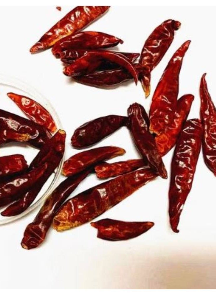 هيربز فلفل أحمر حار مجفف طبيعي كامل (قرون شطة) – 125 جرام - Image 2