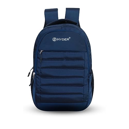 HYDER Peak 35L Unisex Multi-functional Laptop Bag/Backpack for Men and Women - Perfect Bags for College, School, and Business Travel with Padded Sleeve For Laptops Protection (Navy Blue) - Image 1