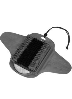 BESKAR BESKAR Shower Foot Scrubber Mat with Pumice Stone, Cleans, Exfoliates & Smooths Your Foot Without Bending in The Shower or Bathtub, Foot Dead Skin & Callus Remover, Upgraded Non-Slip Suction Cups  - Image 1