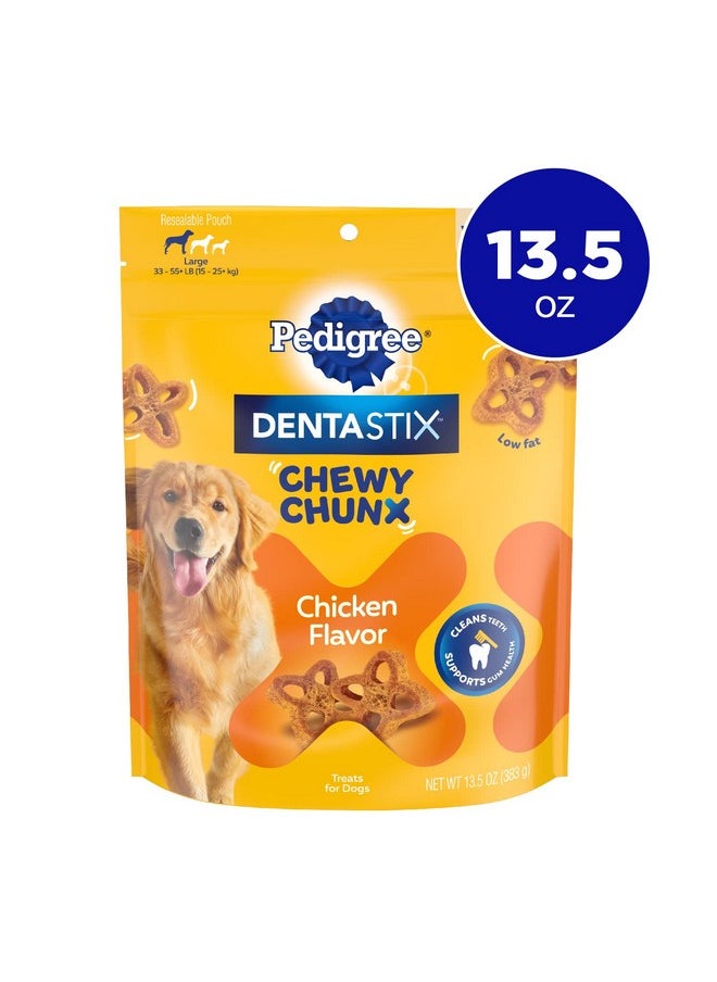Pedigree Dentastix Chewy Chunx Dental Treats, Large Dog  13.5 Oz  - Image 2