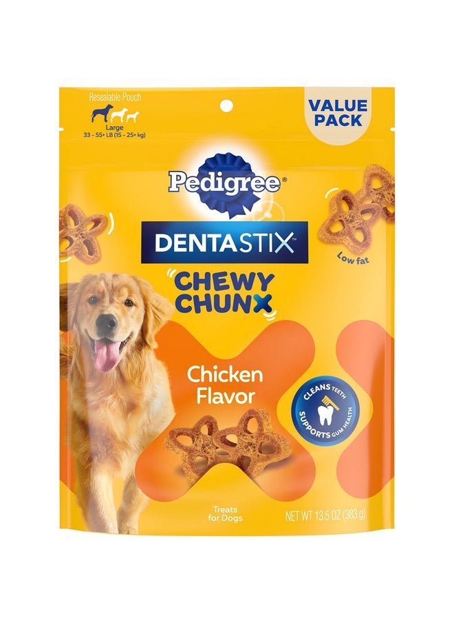 Pedigree Dentastix Chewy Chunx Dental Treats, Large Dog  13.5 Oz  - Image 1