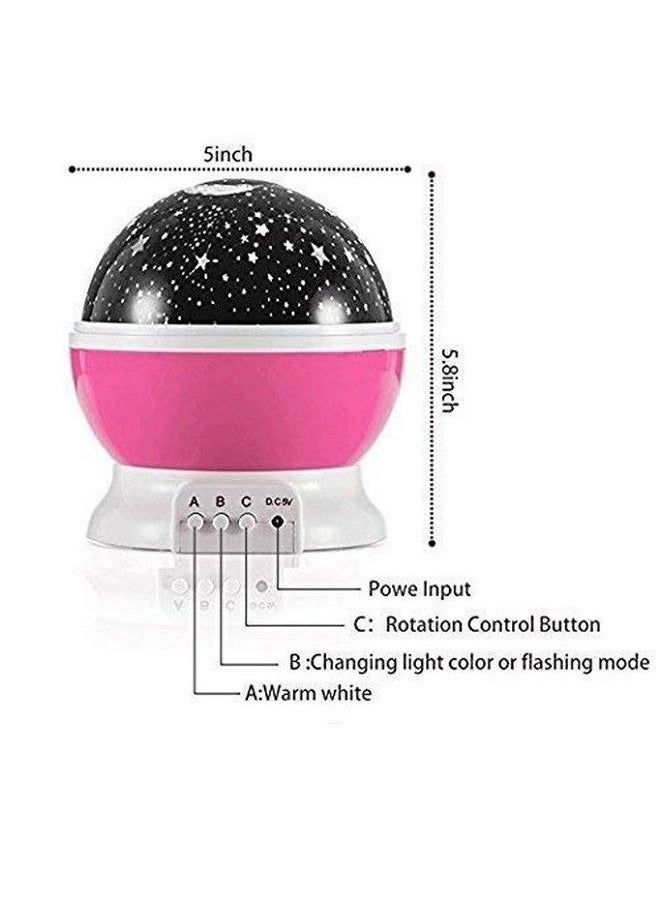 Plastic Pe Gyrobowl Kids Night Light Moon Star Night Light Rotating Star Projector Baby Night Light Night Lighting Lamp 4 Led 8 Modes With Usb Cable Best For Bedroom (Multicolor) - pzsku/ZEBCBB356C8C943154483Z/45/_/1692785804/1df8f1d0-b96e-4893-951e-31c90b6ac955