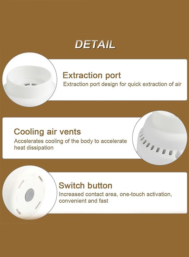 RATSAW Portable Electric Vacuum Air Pump, Saver Space, Vacuum Storage Air Suction Out, Travel Supplies,32mm - Image 5