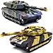 Hitish RC Tank That Infrared Shoots 24Ghz Remote Control Battle Army Tank Toys with 360Rotating Turret Auto Demo Sound Effects Lights Military Vehicles Model Gift for Kids Adults Boys Age 68 912 - Image 2