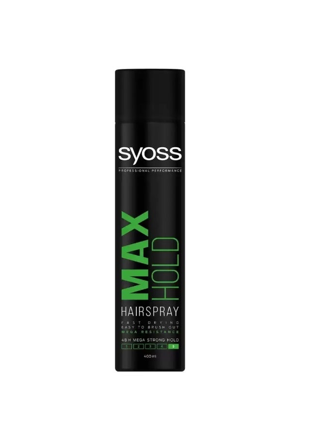 Syoss Styling Max Hold Hair Spray, 400ml - Image 2