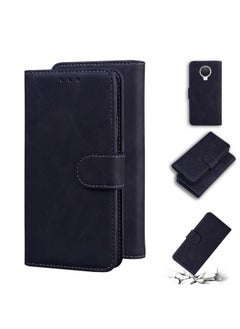 Case Cover For For Nokia G10 / G20 Skin Feel Pure Color Flip Leather Phone Case(Black)