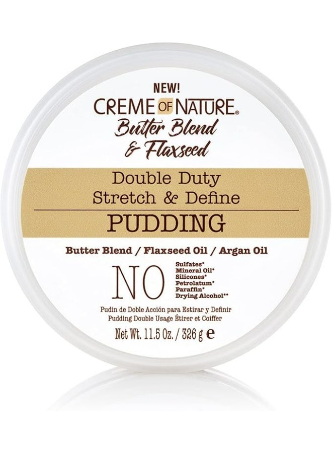 Creme of Nature Butter Blend & Flaxseed Stretch & Define Pudding 326 g - Image 4