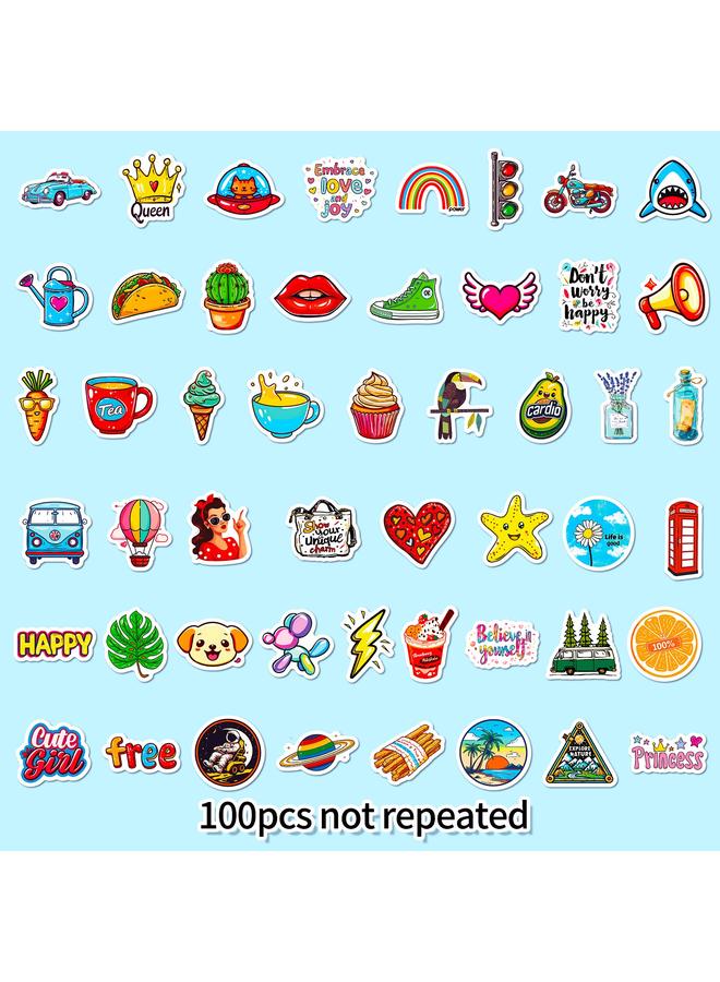 Bluejw 100 4CM Small Size Stickers Small Fresh Creative Stickers Diy Material Decoration Hand Account Notebook Decoration Stickers - Image 3