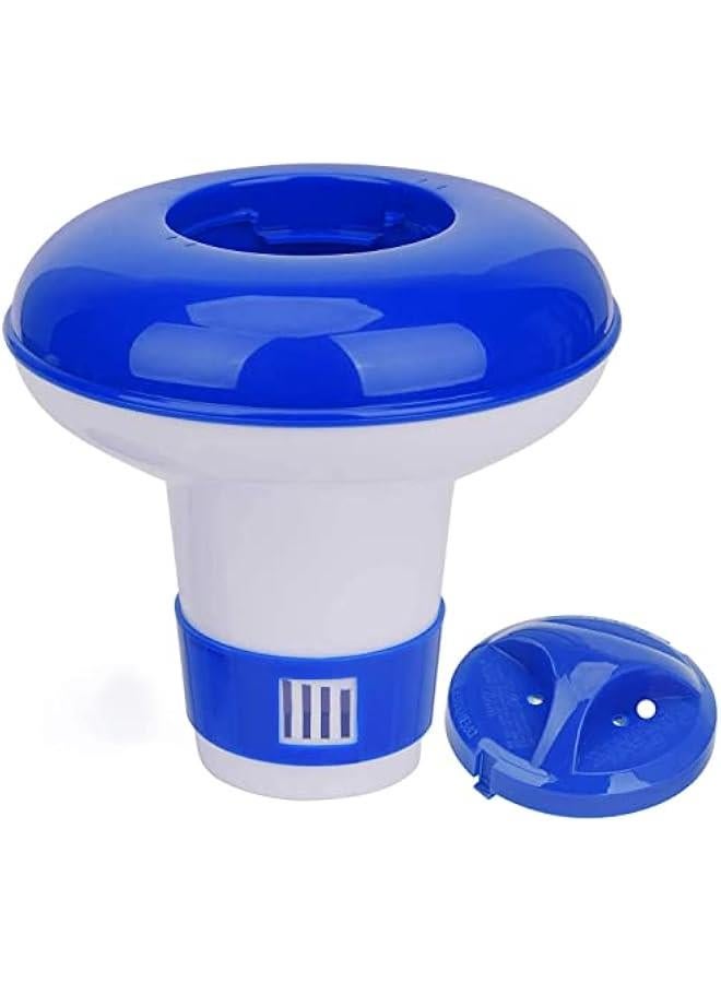 موزع كيماويات صغير عائم للسبا من الكلور/البروم لاقراص مقاس 1 انش، فكرة للسبا وحوض الاستحمام الساخن والنافورة وحمامات السباحة القابلة للنفخ وفوق الارض - Image 1