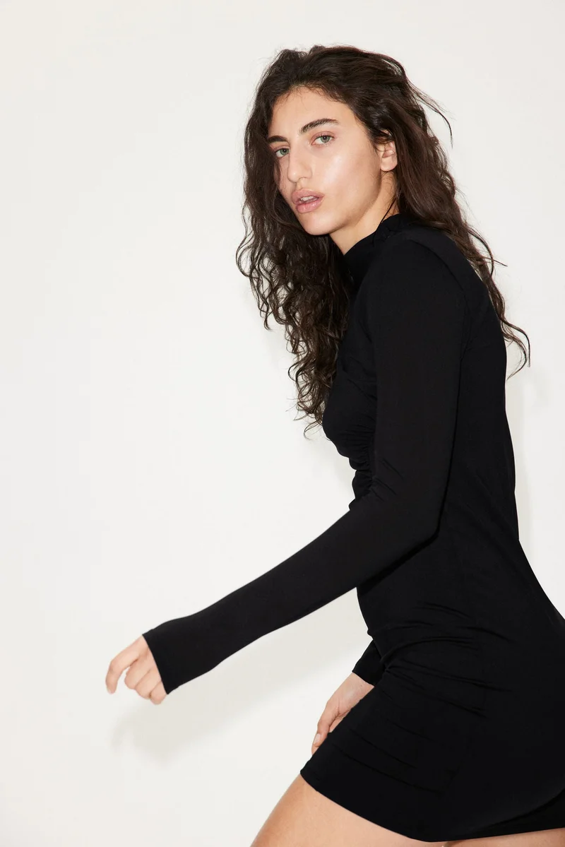 H&M Draped bodycon dress